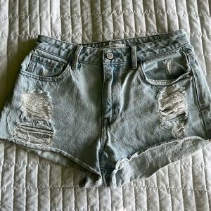 PACSUN High Rise Festival Jean Shorts